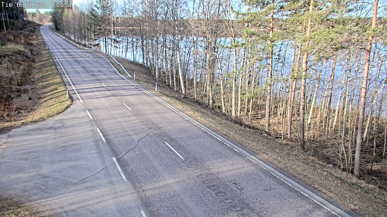 Weather Camera Image Väg 6, Kitee, Kousa, Kitee, Pohjois-Karjala