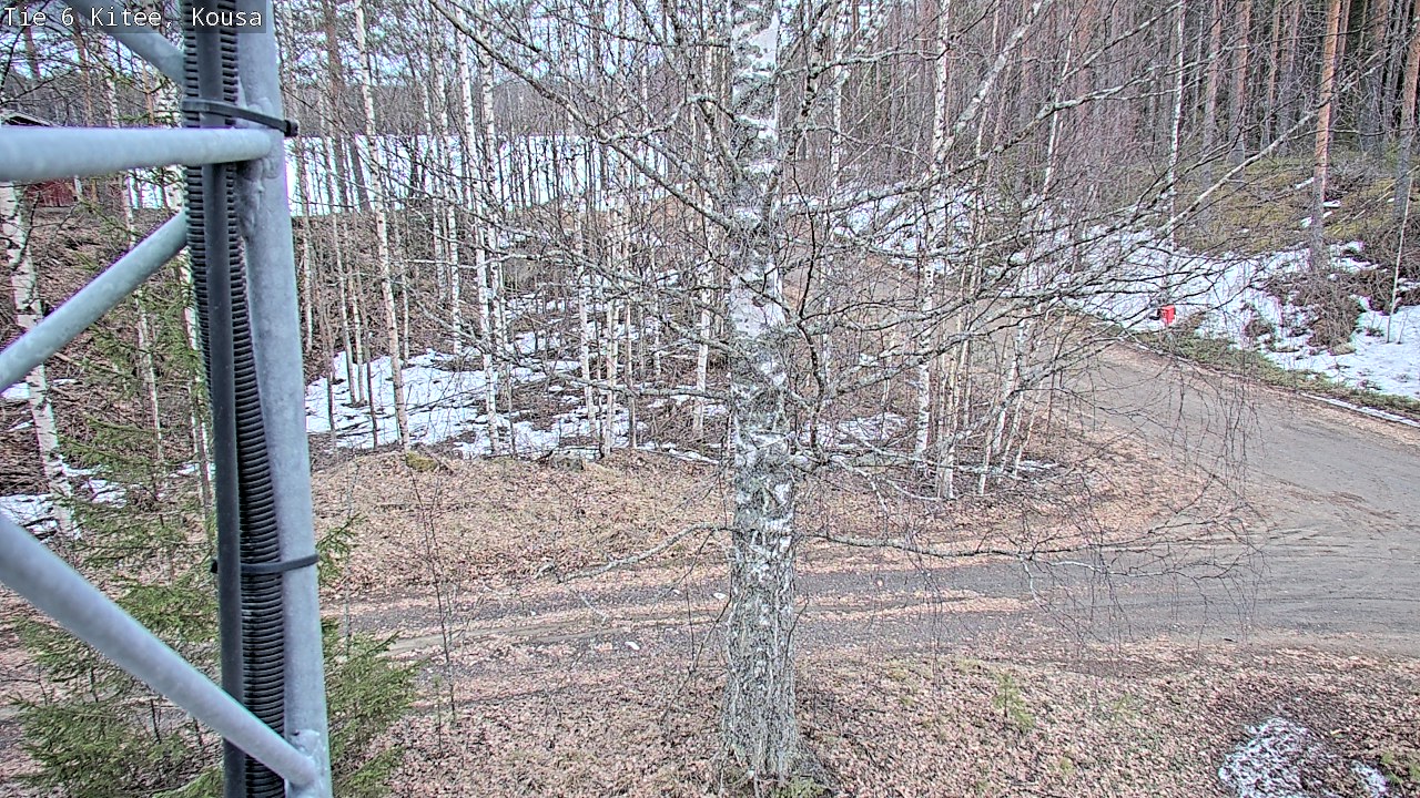 Weather Camera Image Road 6, Kitee, Kousa, Kitee, Pohjois-Karjala