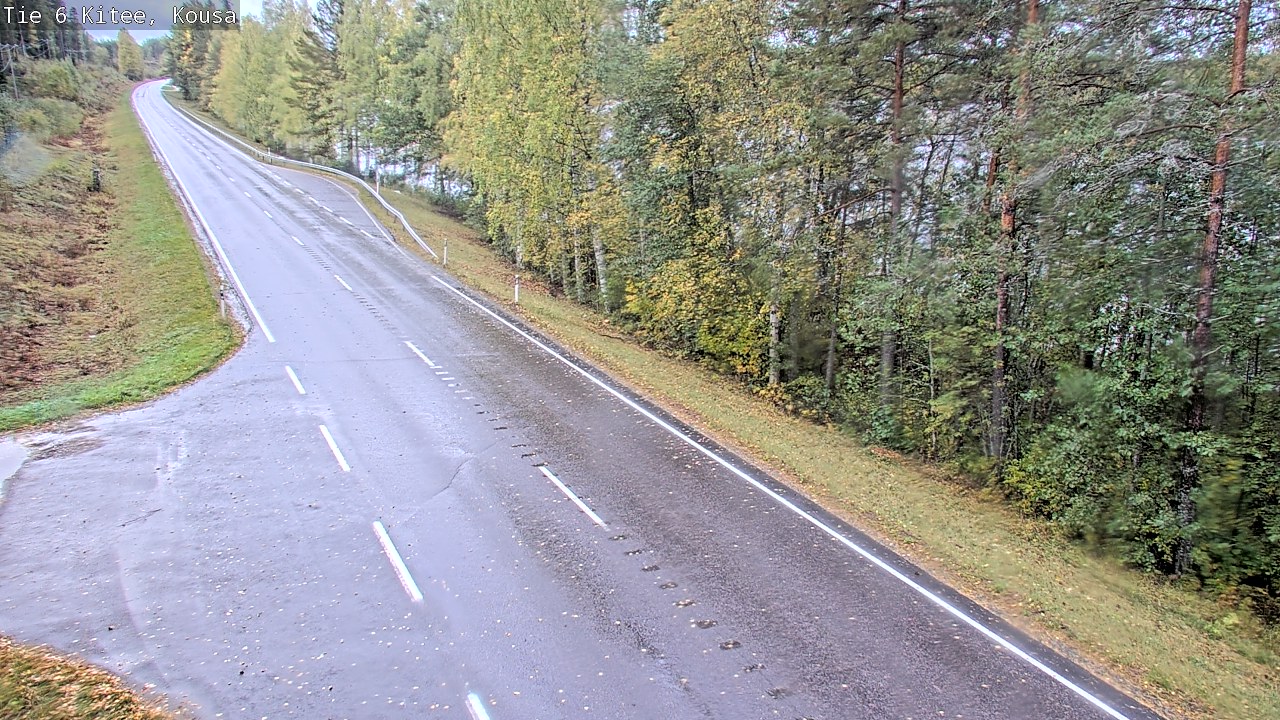 Weather Camera Image Road 6, Kitee, Kousa, Kitee, Pohjois-Karjala