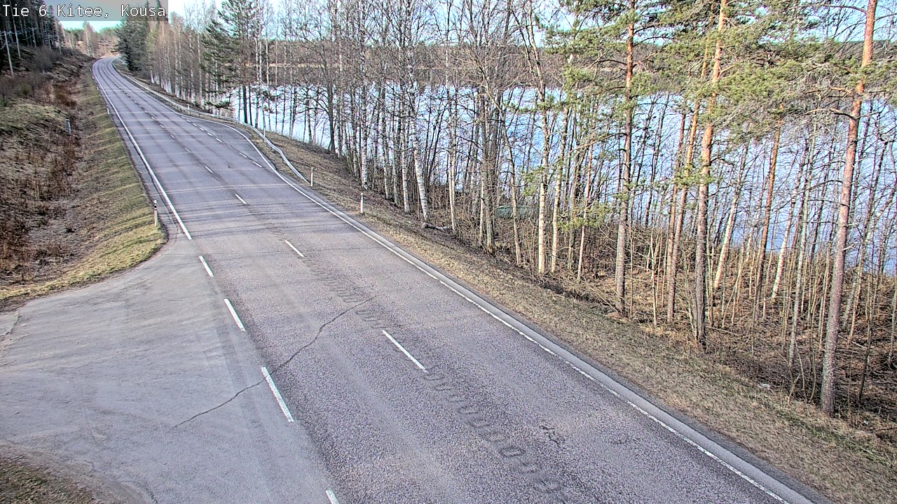 Weather Camera Image Väg 6, Kitee, Kousa, Kitee, Pohjois-Karjala
