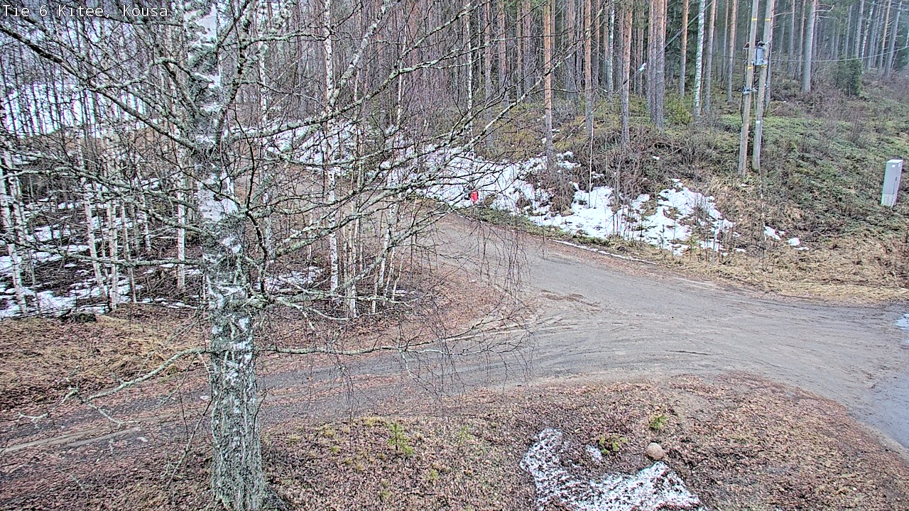 Weather Camera Image Road 6, Kitee, Kousa, Kitee, Pohjois-Karjala