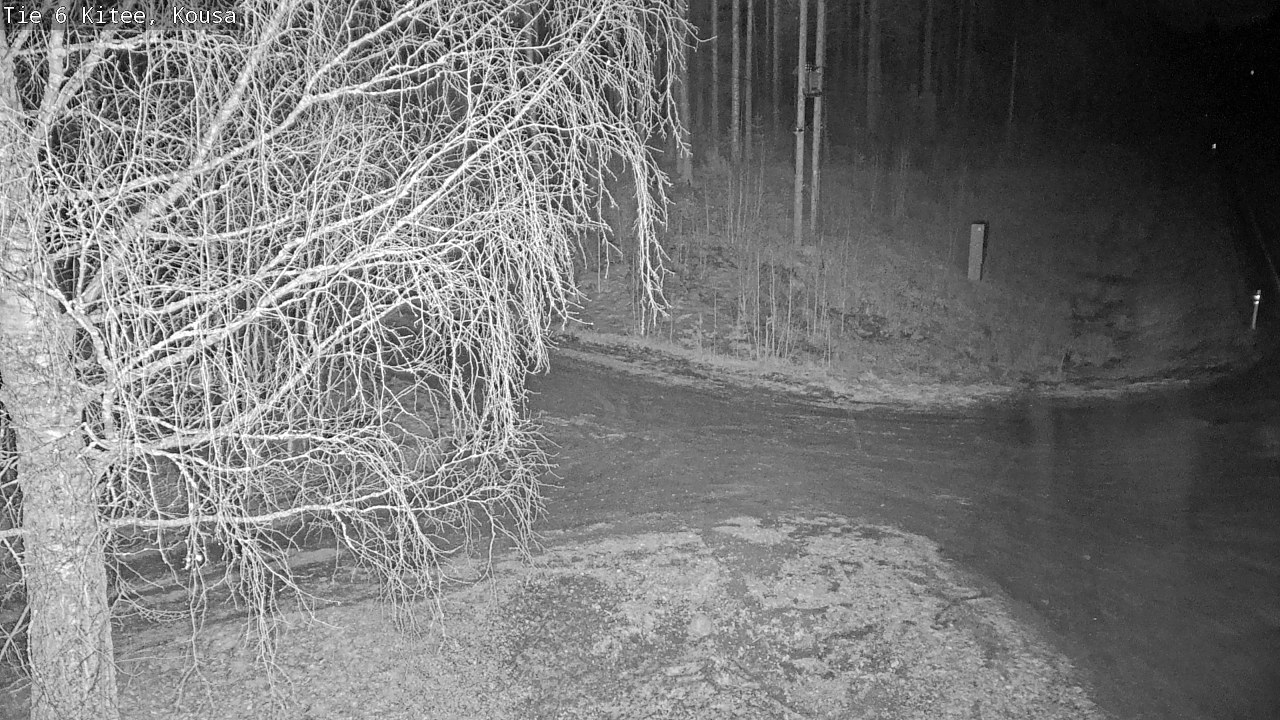 Weather Camera Image Road 6, Kitee, Kousa, Kitee, Pohjois-Karjala