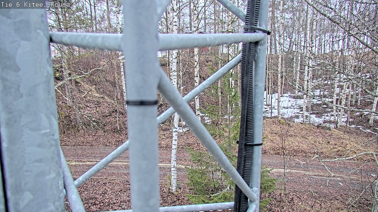 Weather Camera Image Road 6, Kitee, Kousa, Kitee, Pohjois-Karjala