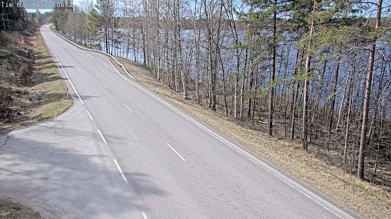 Weather Camera Image Väg 6, Kitee, Kousa, Kitee, Pohjois-Karjala
