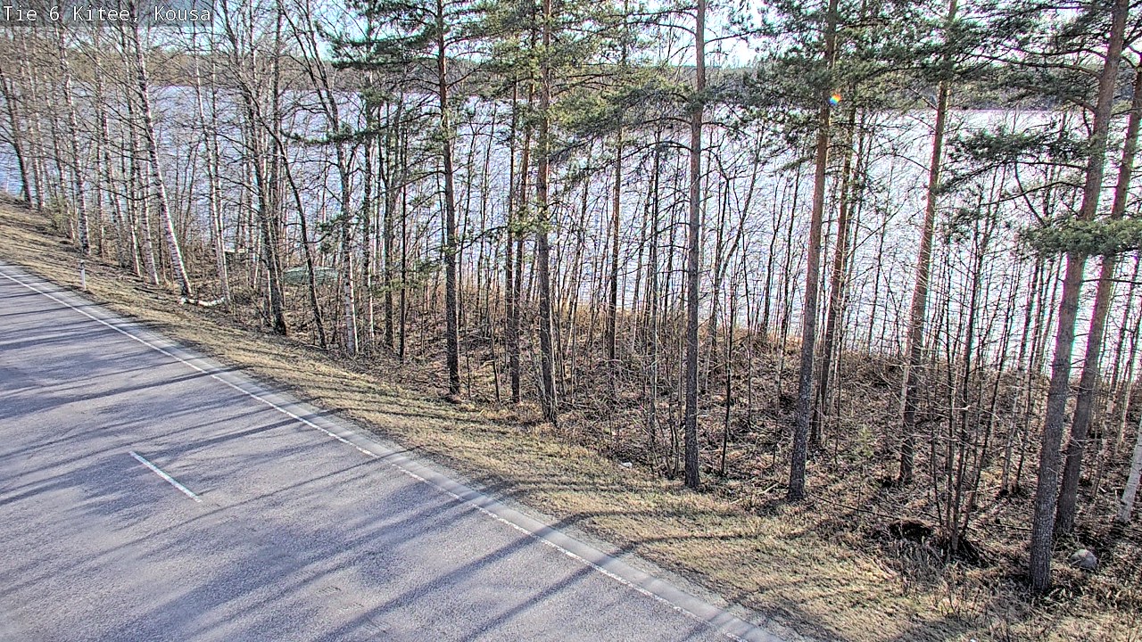 Weather Camera Image Väg 6, Kitee, Kousa, Kitee, Pohjois-Karjala