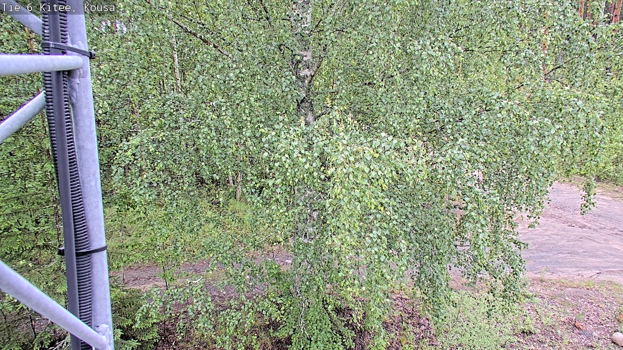 Weather Camera Image Väg 6, Kitee, Kousa, Kitee, Pohjois-Karjala