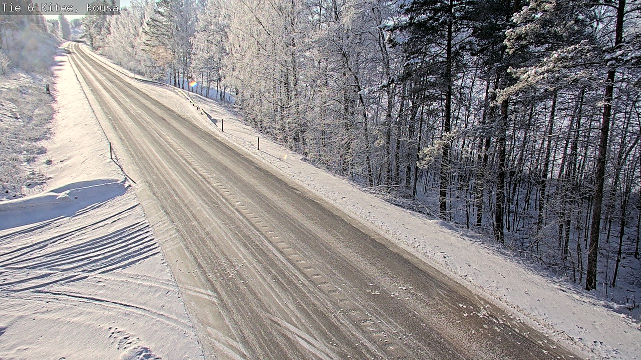 Weather Camera Image Väg 6, Kitee, Kousa, Kitee, Pohjois-Karjala