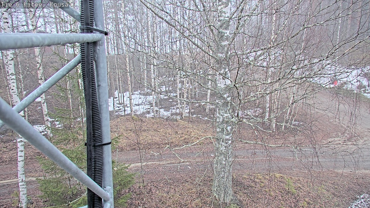 Weather Camera Image Road 6, Kitee, Kousa, Kitee, Pohjois-Karjala