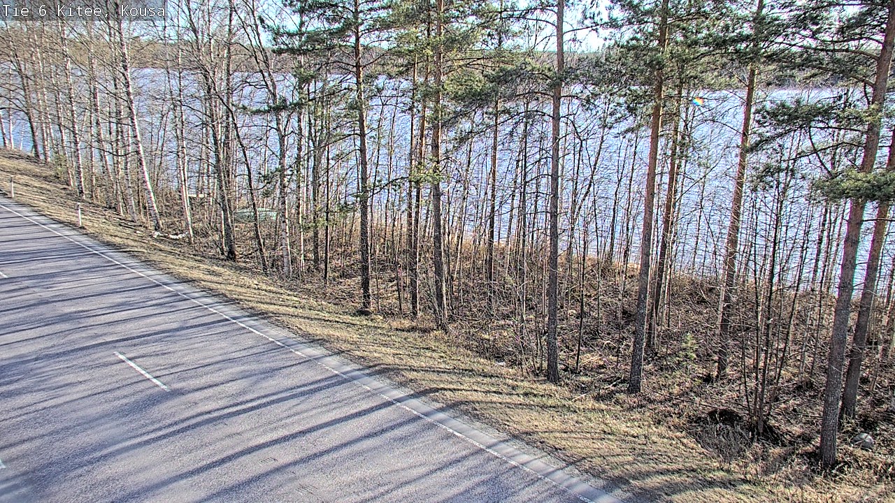 Weather Camera Image Väg 6, Kitee, Kousa, Kitee, Pohjois-Karjala