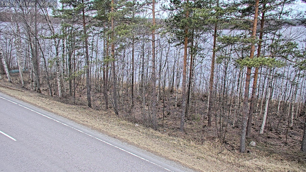 Weather Camera Image Road 6, Kitee, Kousa, Kitee, Pohjois-Karjala