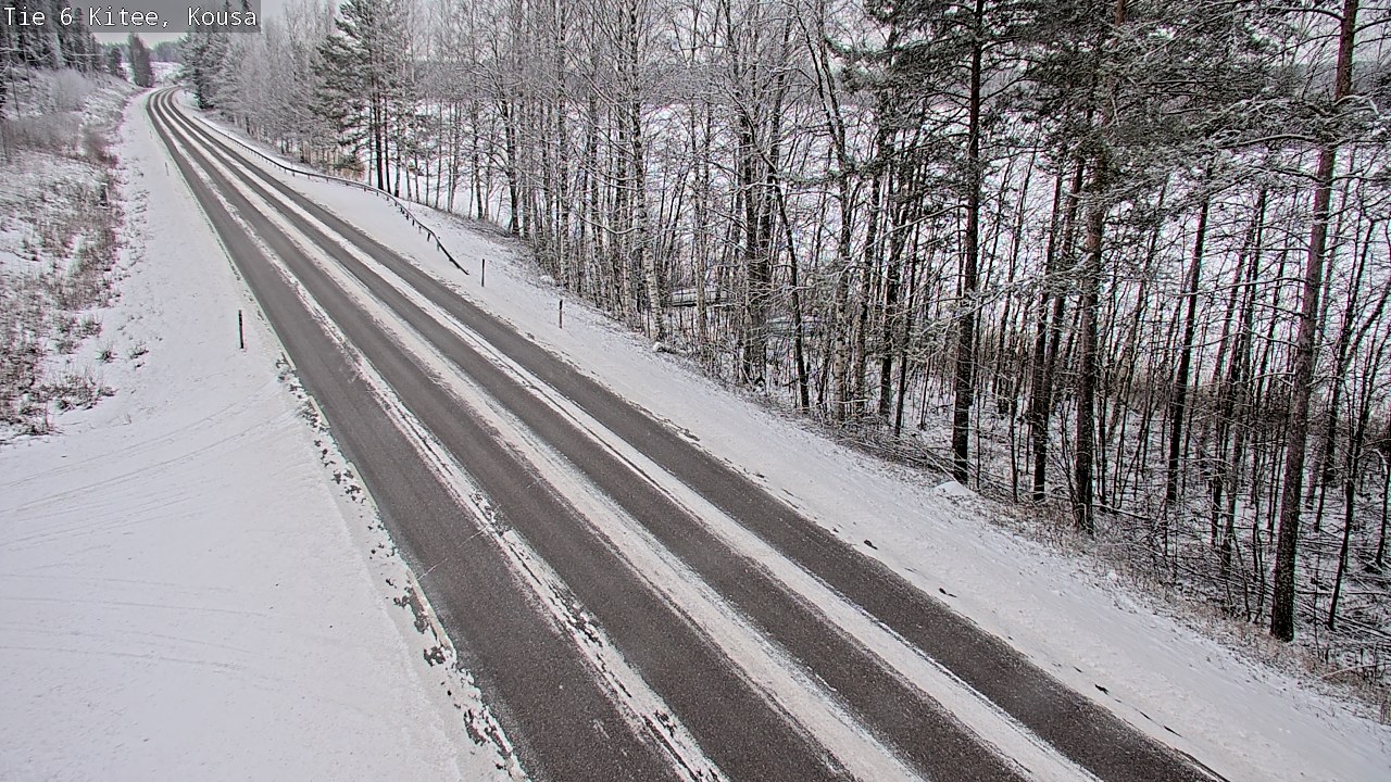 Weather Camera Image Väg 6, Kitee, Kousa, Kitee, Pohjois-Karjala