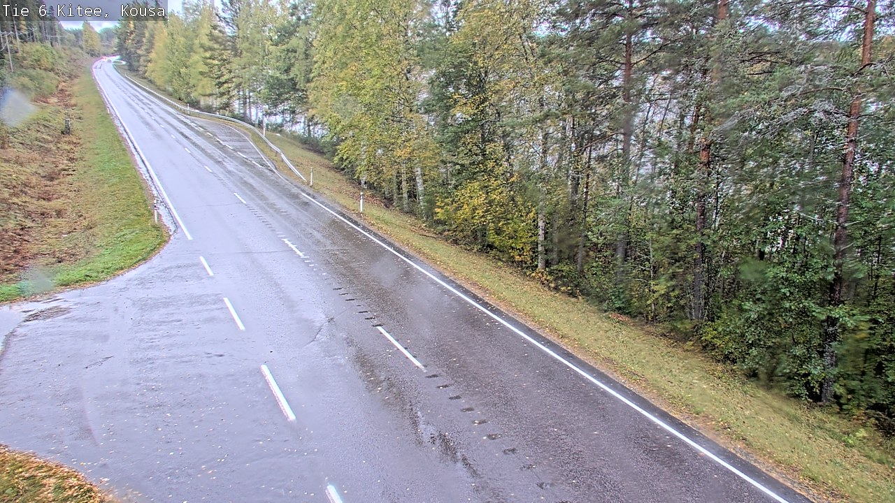 Weather Camera Image Road 6, Kitee, Kousa, Kitee, Pohjois-Karjala