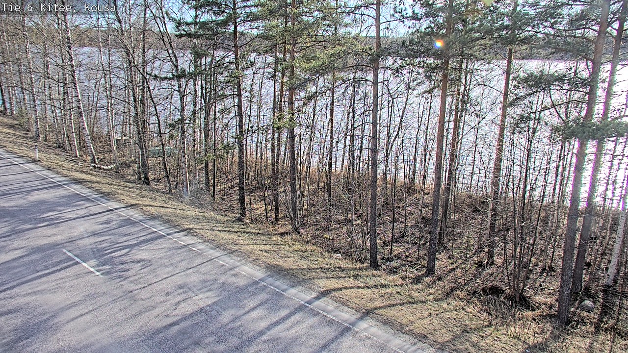 Weather Camera Image Väg 6, Kitee, Kousa, Kitee, Pohjois-Karjala