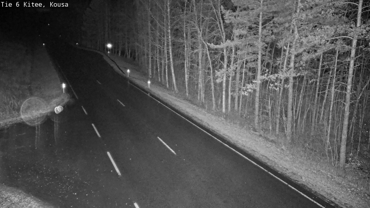 Weather Camera Image Väg 6, Kitee, Kousa, Kitee, Pohjois-Karjala