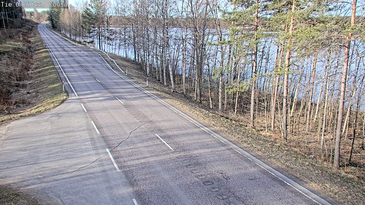 Weather Camera Image Väg 6, Kitee, Kousa, Kitee, Pohjois-Karjala