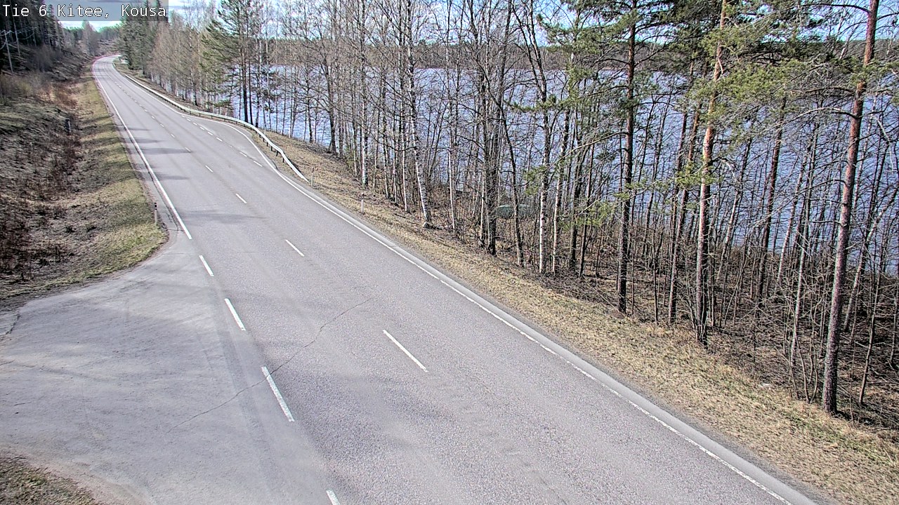 Weather Camera Image Väg 6, Kitee, Kousa, Kitee, Pohjois-Karjala
