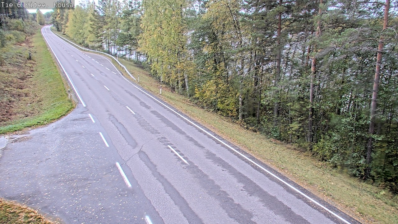Weather Camera Image Road 6, Kitee, Kousa, Kitee, Pohjois-Karjala
