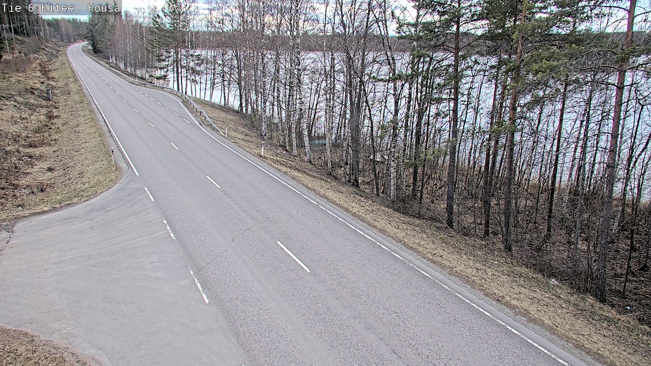 Weather Camera Image Väg 6, Kitee, Kousa, Kitee, Pohjois-Karjala