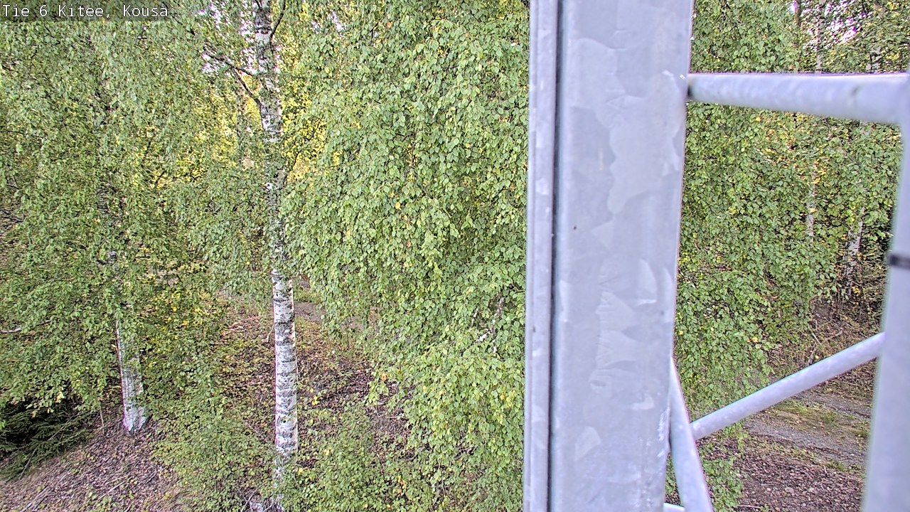 Weather Camera Image Road 6, Kitee, Kousa, Kitee, Pohjois-Karjala