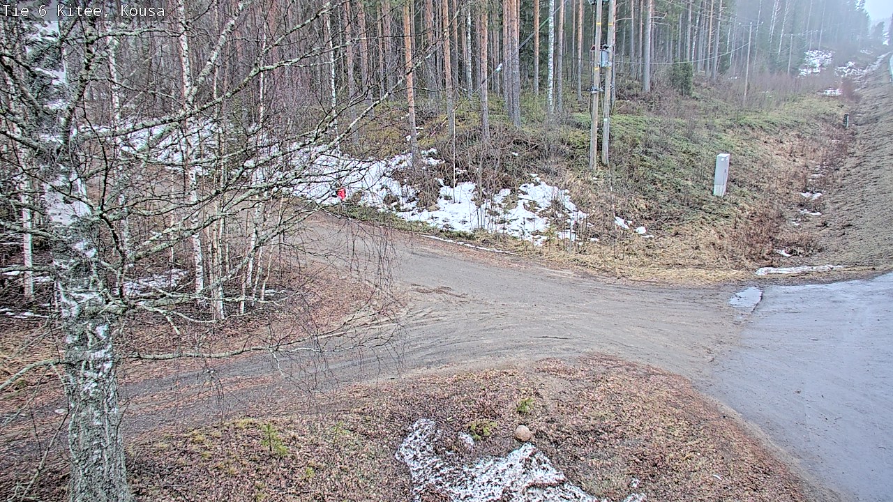 Weather Camera Image Road 6, Kitee, Kousa, Kitee, Pohjois-Karjala
