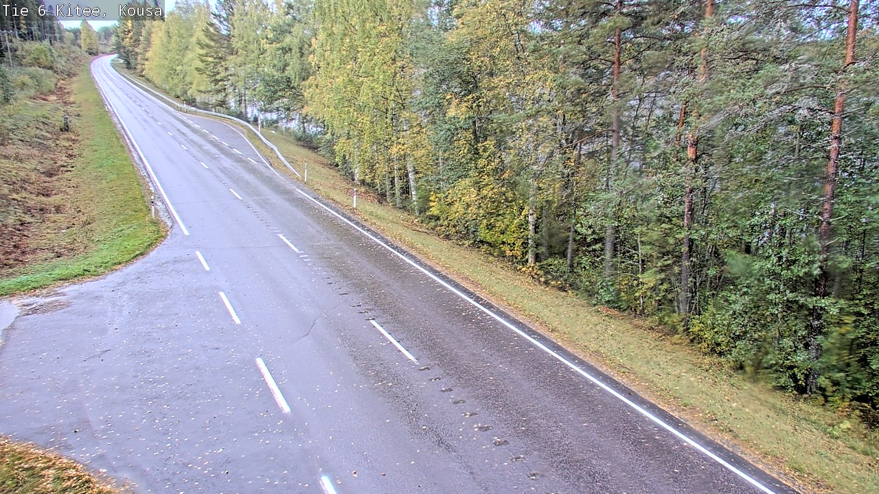 Weather Camera Image Road 6, Kitee, Kousa, Kitee, Pohjois-Karjala