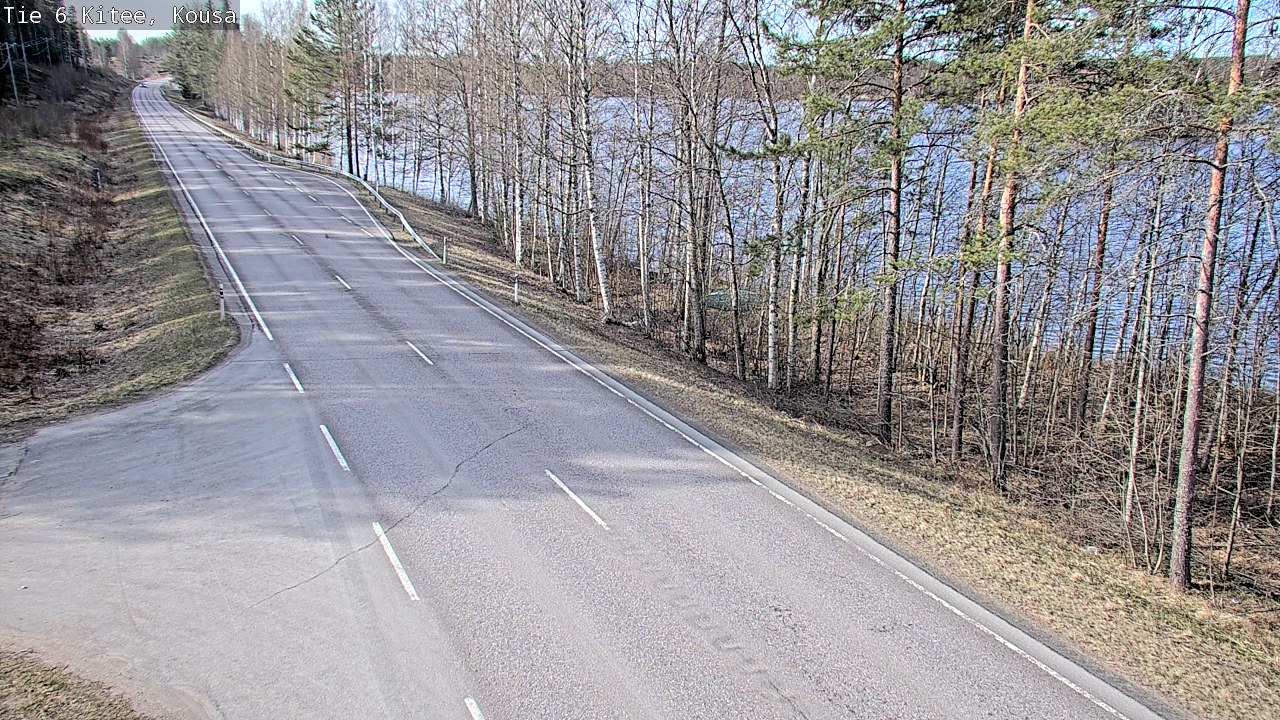 Weather Camera Image Väg 6, Kitee, Kousa, Kitee, Pohjois-Karjala