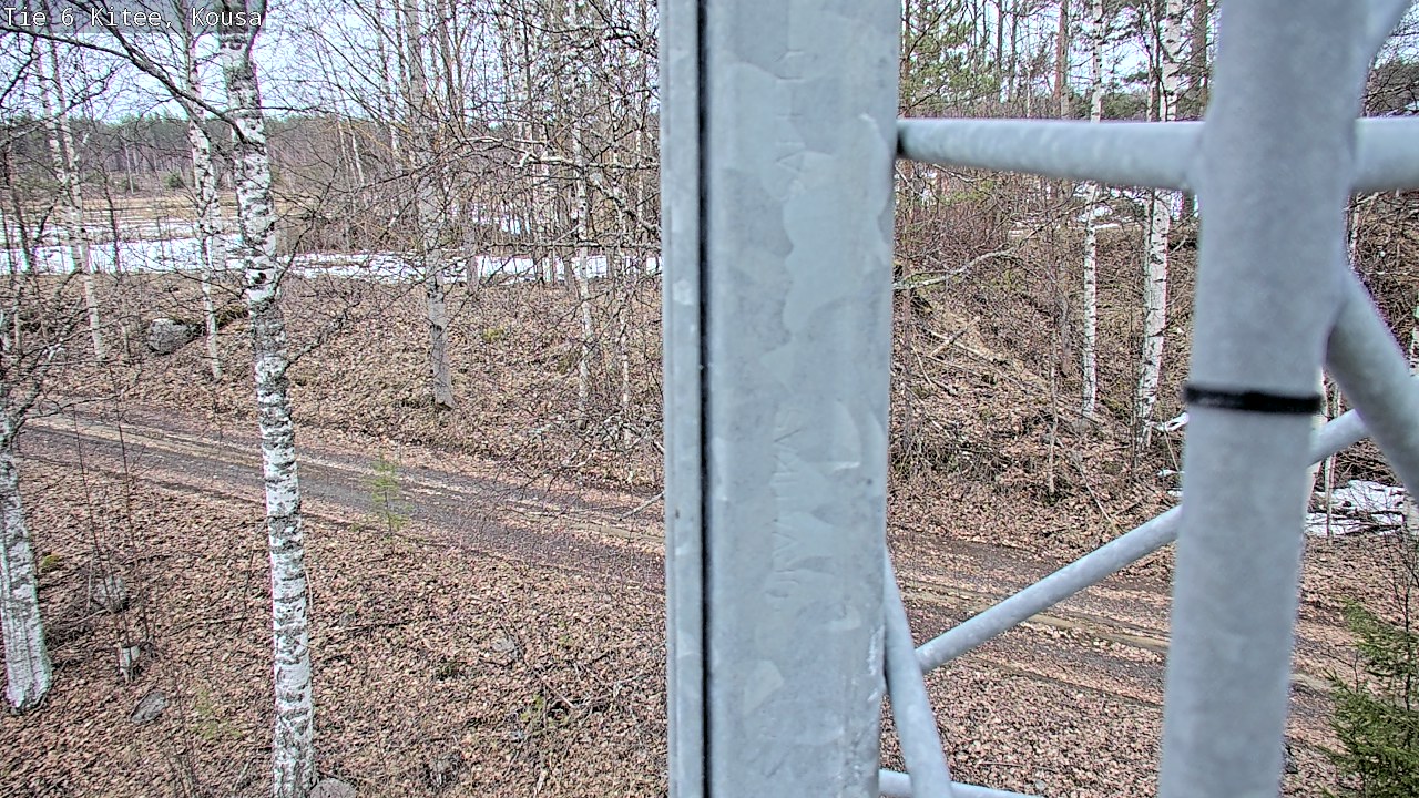 Weather Camera Image Road 6, Kitee, Kousa, Kitee, Pohjois-Karjala