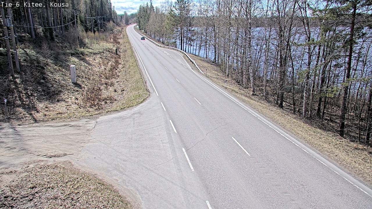 Weather Camera Image Väg 6, Kitee, Kousa, Kitee, Pohjois-Karjala