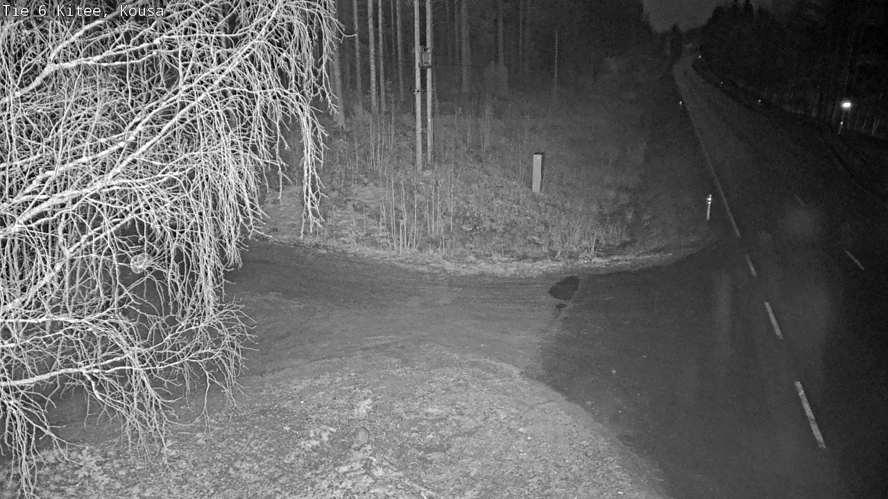 Weather Camera Image Road 6, Kitee, Kousa, Kitee, Pohjois-Karjala