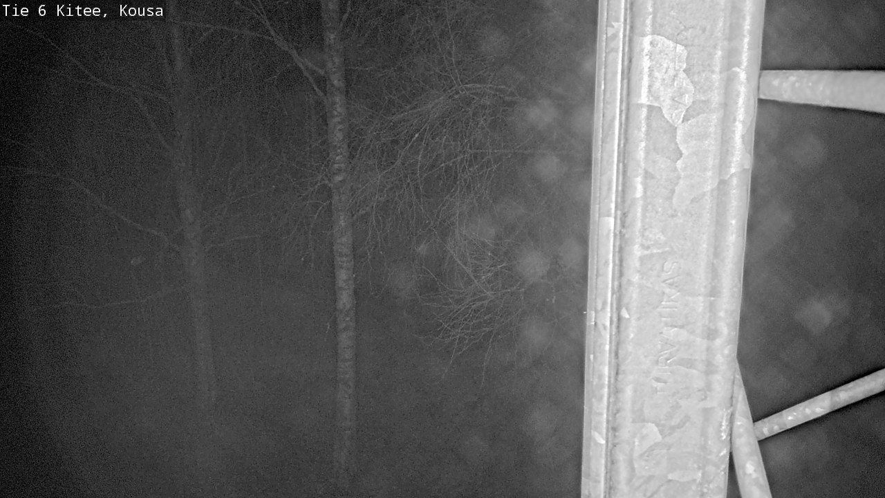 Weather Camera Image Road 6, Kitee, Kousa, Kitee, Pohjois-Karjala