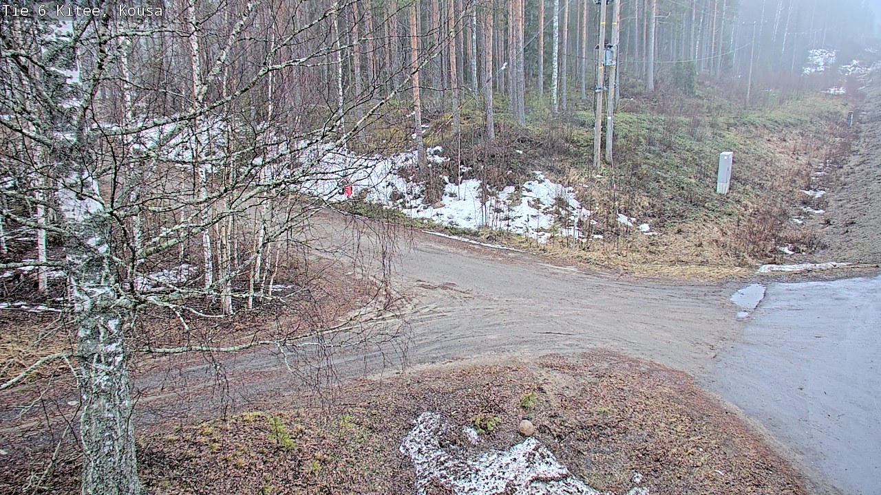 Weather Camera Image Road 6, Kitee, Kousa, Kitee, Pohjois-Karjala