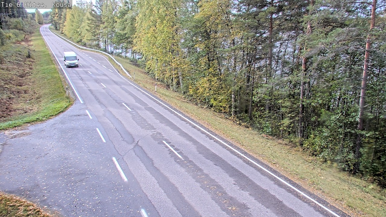 Weather Camera Image Road 6, Kitee, Kousa, Kitee, Pohjois-Karjala