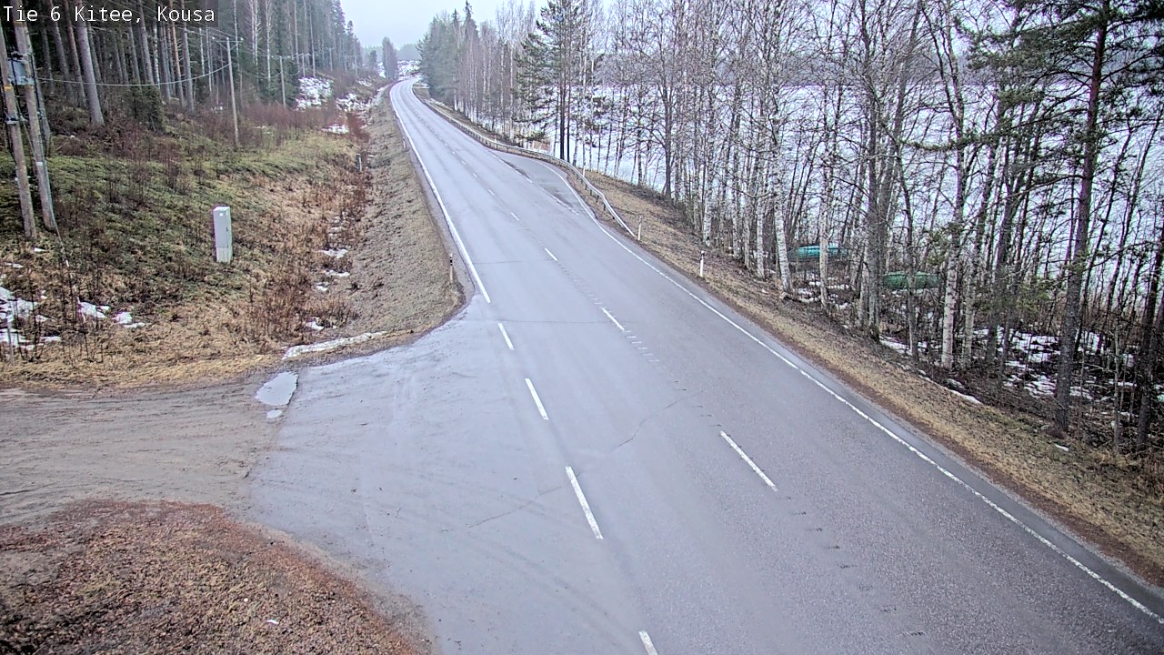 Weather Camera Image Road 6, Kitee, Kousa, Kitee, Pohjois-Karjala
