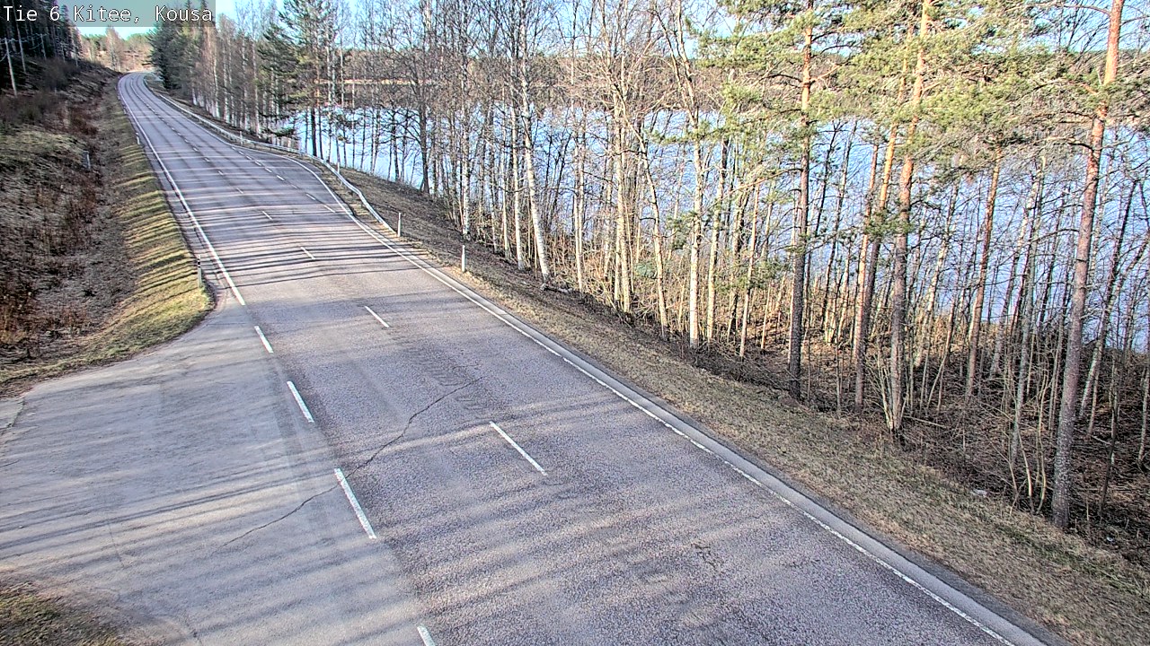Weather Camera Image Väg 6, Kitee, Kousa, Kitee, Pohjois-Karjala