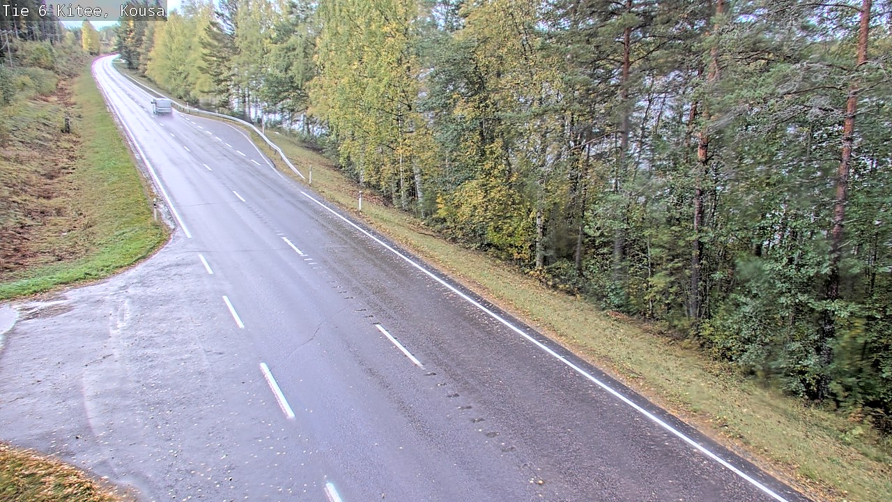 Weather Camera Image Road 6, Kitee, Kousa, Kitee, Pohjois-Karjala