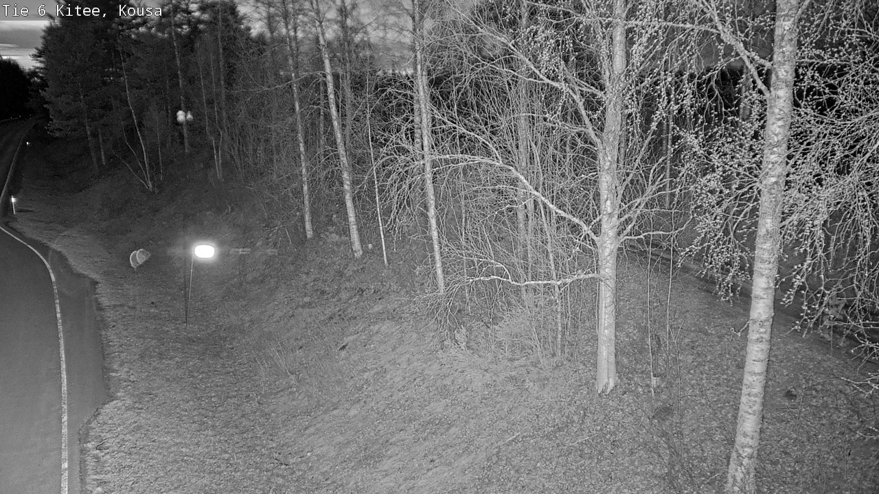 Weather Camera Image Väg 6, Kitee, Kousa, Kitee, Pohjois-Karjala