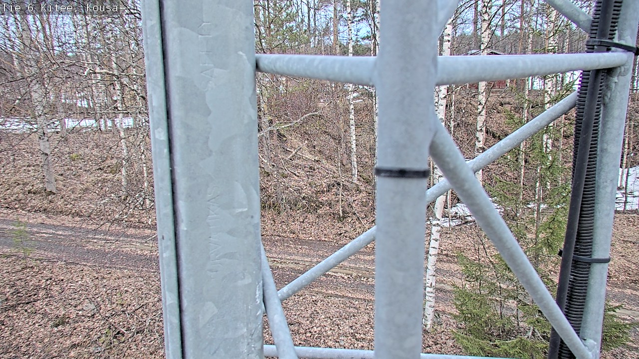 Weather Camera Image Road 6, Kitee, Kousa, Kitee, Pohjois-Karjala