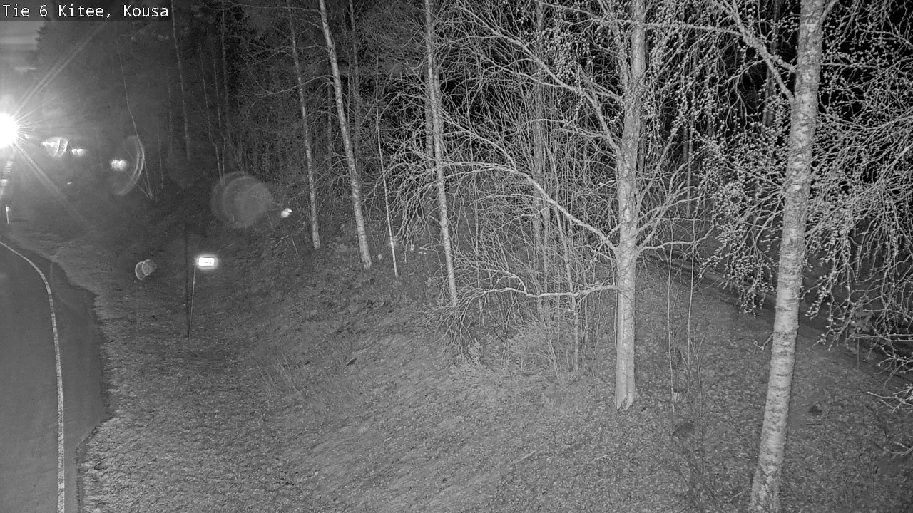 Weather Camera Image Väg 6, Kitee, Kousa, Kitee, Pohjois-Karjala