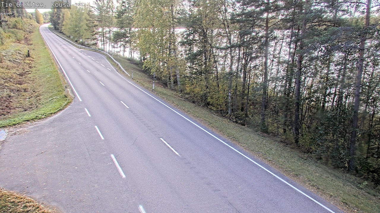 Weather Camera Image Road 6, Kitee, Kousa, Kitee, Pohjois-Karjala