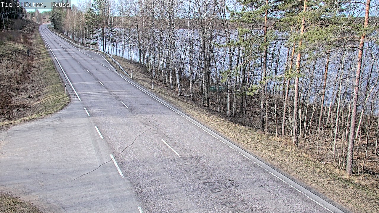 Weather Camera Image Väg 6, Kitee, Kousa, Kitee, Pohjois-Karjala