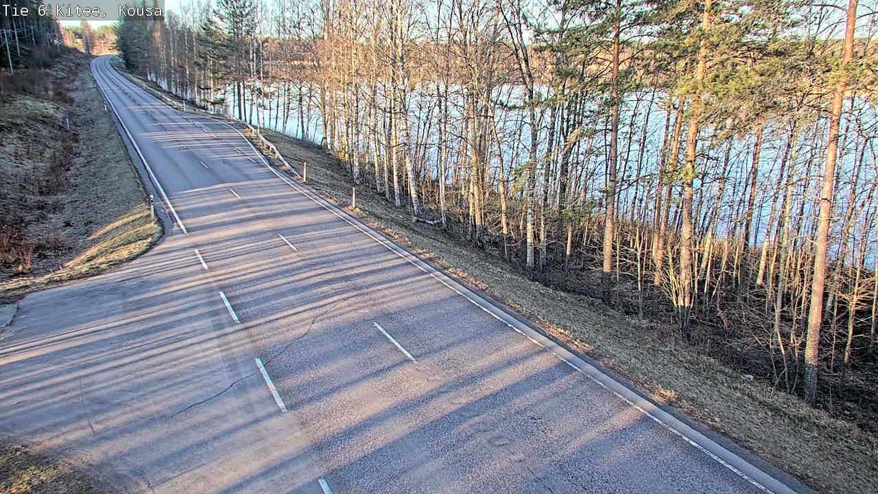 Weather Camera Image Väg 6, Kitee, Kousa, Kitee, Pohjois-Karjala