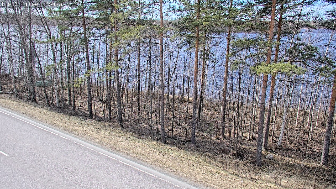 Weather Camera Image Väg 6, Kitee, Kousa, Kitee, Pohjois-Karjala
