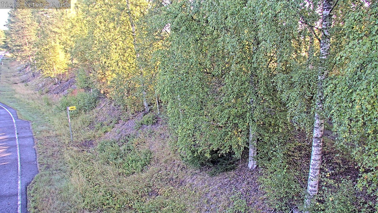 Weather Camera Image Road 6, Kitee, Kousa, Kitee, Pohjois-Karjala
