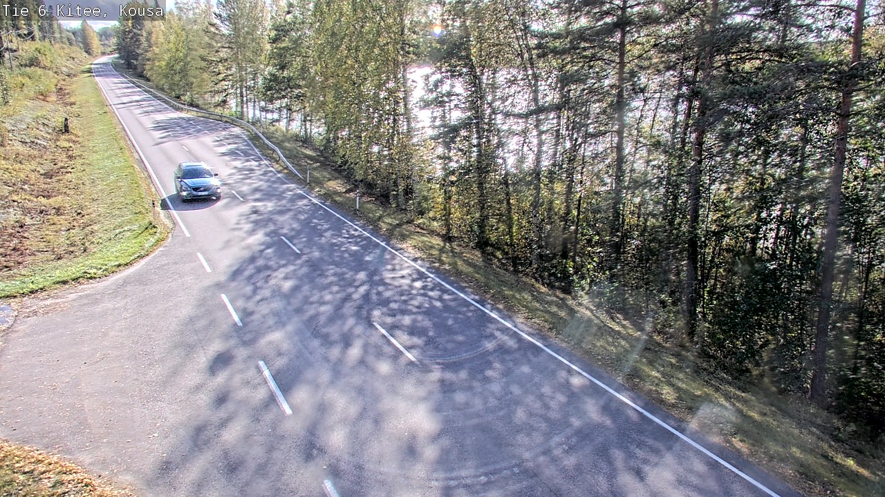 Weather Camera Image Road 6, Kitee, Kousa, Kitee, Pohjois-Karjala