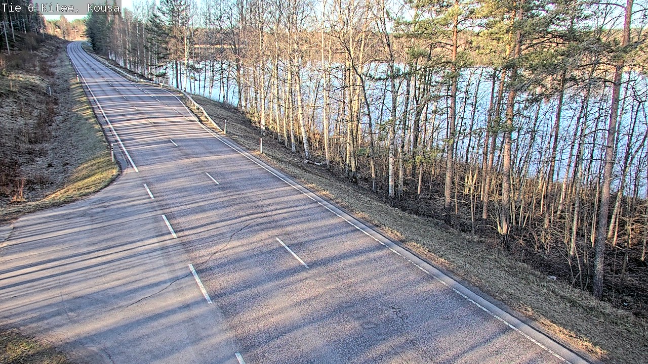 Weather Camera Image Väg 6, Kitee, Kousa, Kitee, Pohjois-Karjala