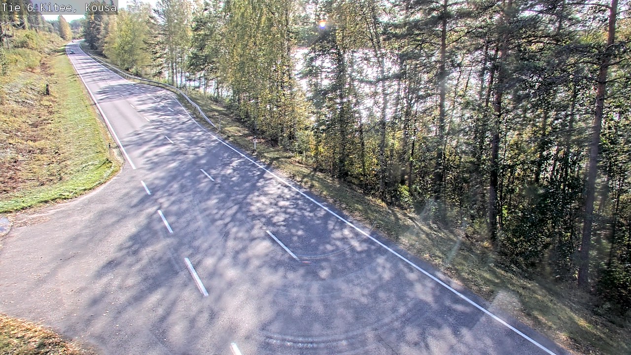 Weather Camera Image Road 6, Kitee, Kousa, Kitee, Pohjois-Karjala