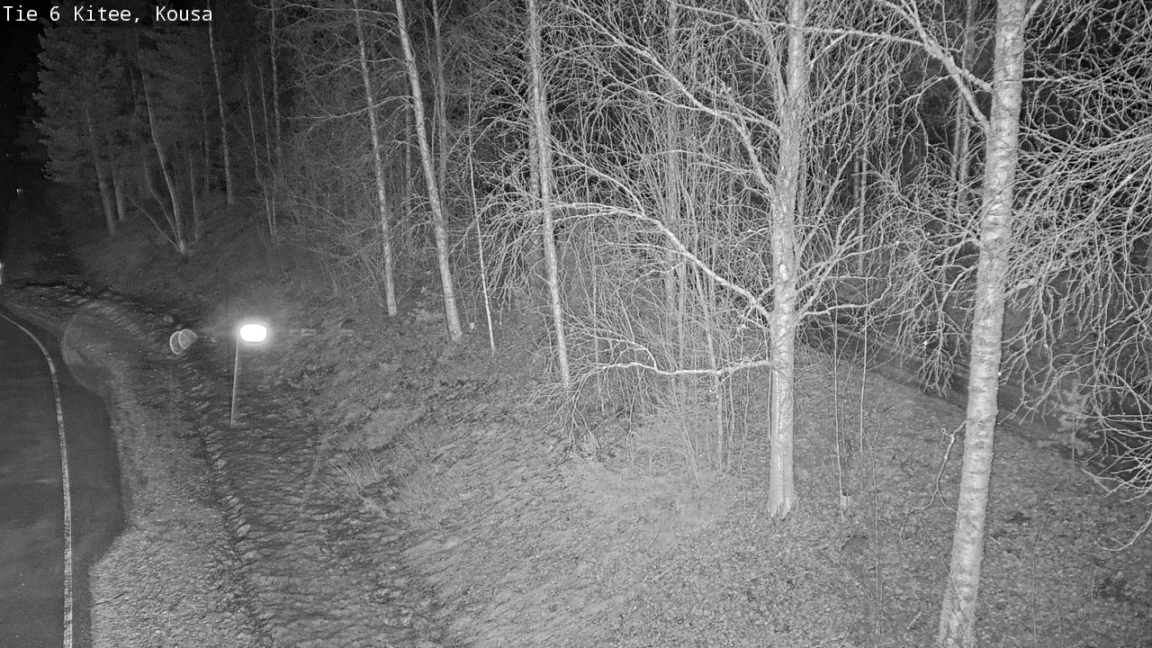 Weather Camera Image Road 6, Kitee, Kousa, Kitee, Pohjois-Karjala