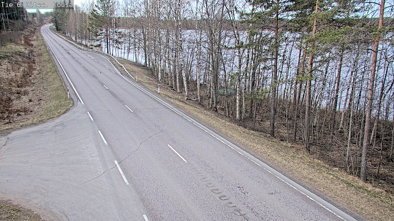 Weather Camera Image Väg 6, Kitee, Kousa, Kitee, Pohjois-Karjala