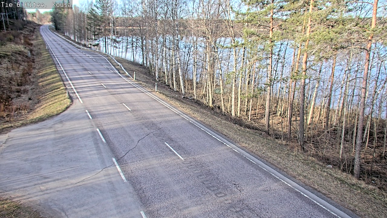 Weather Camera Image Väg 6, Kitee, Kousa, Kitee, Pohjois-Karjala