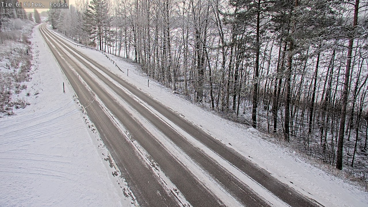 Weather Camera Image Väg 6, Kitee, Kousa, Kitee, Pohjois-Karjala